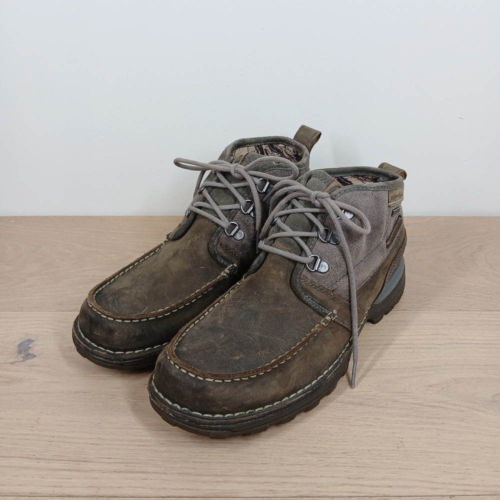 Merrell Performance Footwear Chukka Boots Mens US 9 Brown Leather Waterproof